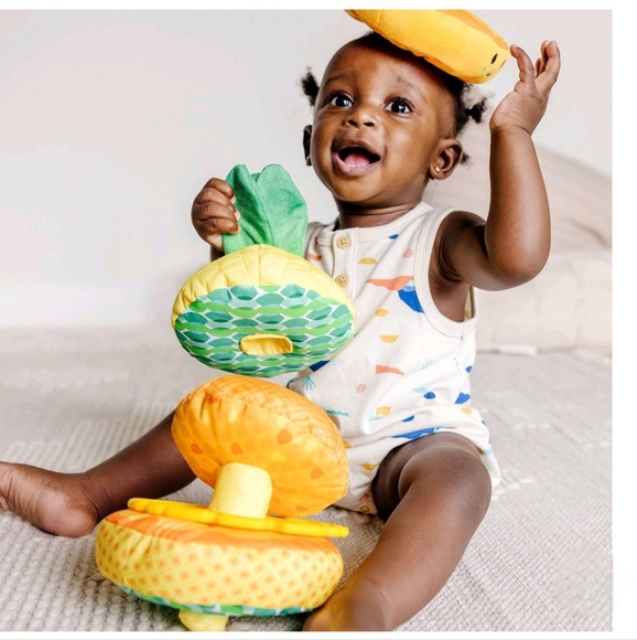 Melissa & Doug Pineapple Soft Stacker - Picture 3 of 11